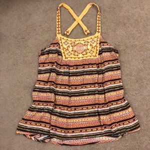 Tribal Top 🖤💛🧡